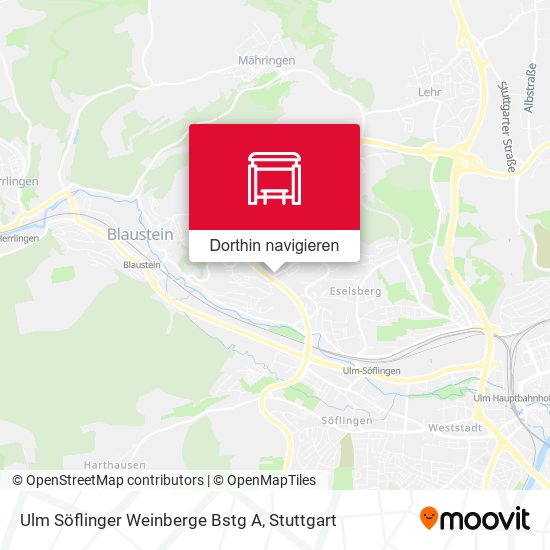 Ulm Söflinger Weinberge Bstg A Karte
