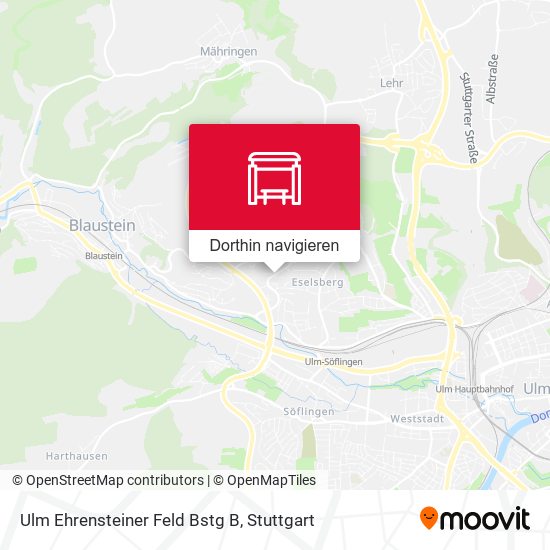 Ulm Ehrensteiner Feld Bstg B Karte