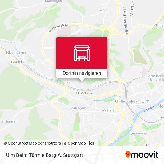 Ulm Beim Türmle Bstg A Karte