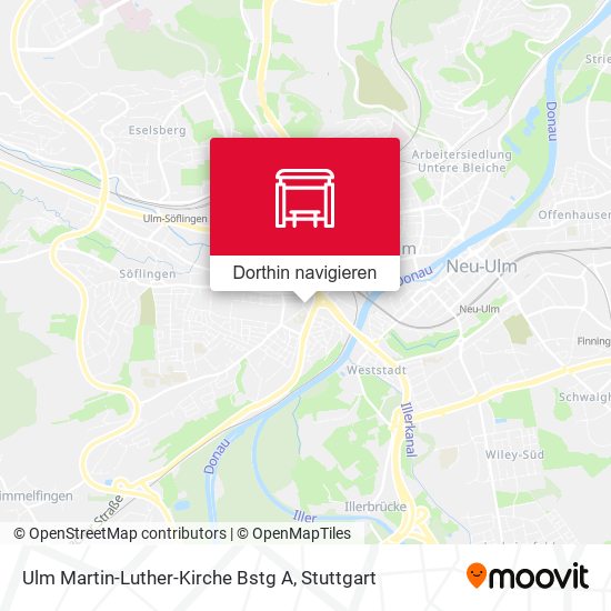 Ulm Martin-Luther-Kirche Bstg A Karte