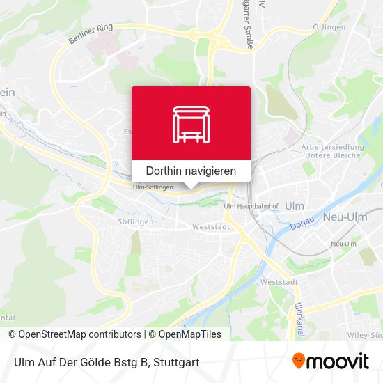 Ulm Auf Der Gölde Bstg B Karte