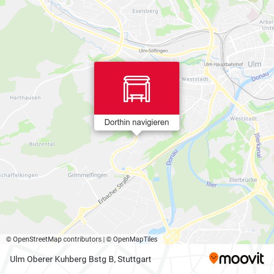 Ulm Oberer Kuhberg Bstg B Karte