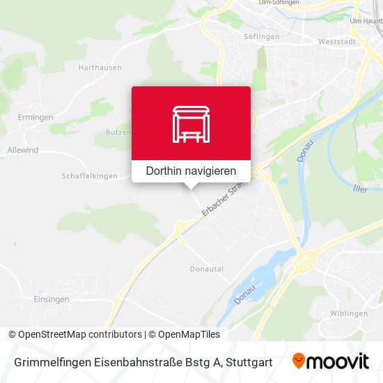 Grimmelfingen Eisenbahnstraße Bstg A Karte