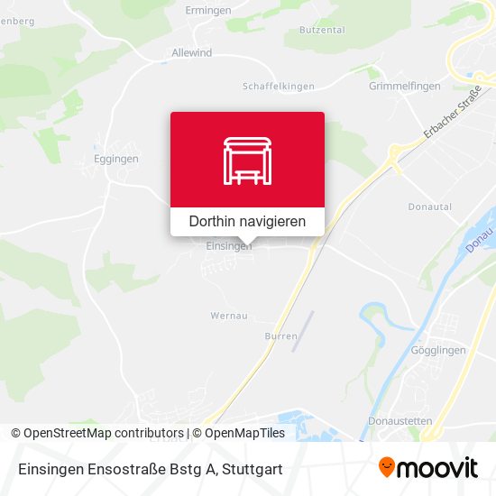 Einsingen Ensostraße Bstg A Karte
