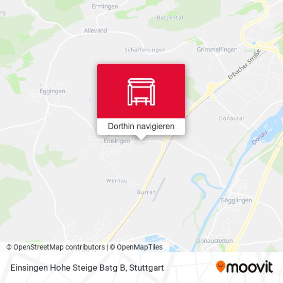 Einsingen Hohe Steige Bstg B Karte