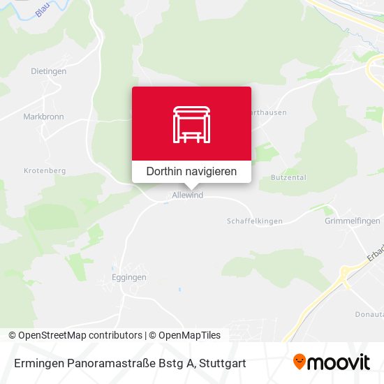 Ermingen Panoramastraße Bstg A Karte