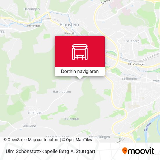 Ulm Schönstatt-Kapelle Bstg A Karte