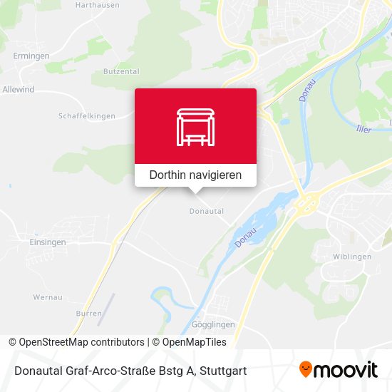 Donautal Graf-Arco-Straße Bstg A Karte