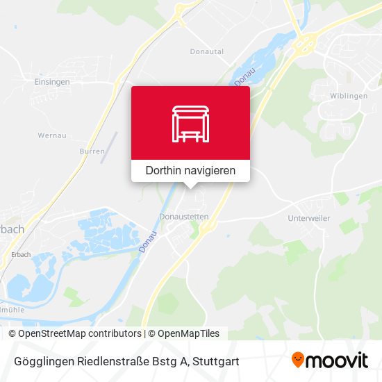 Gögglingen Riedlenstraße Bstg A Karte