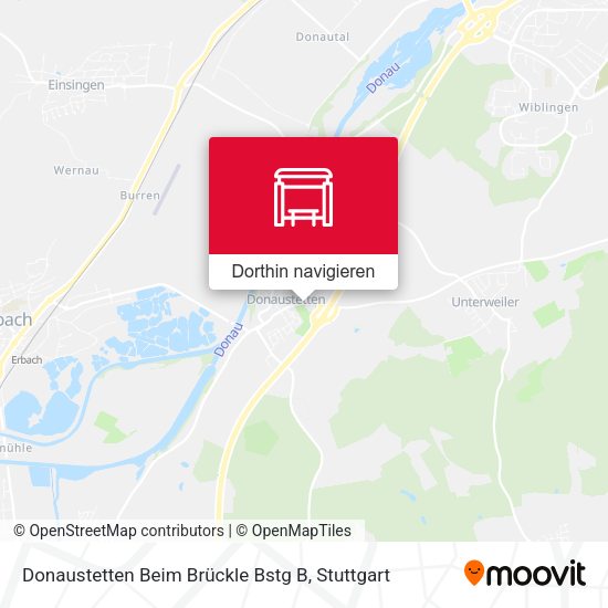 Donaustetten Beim Brückle Bstg B Karte