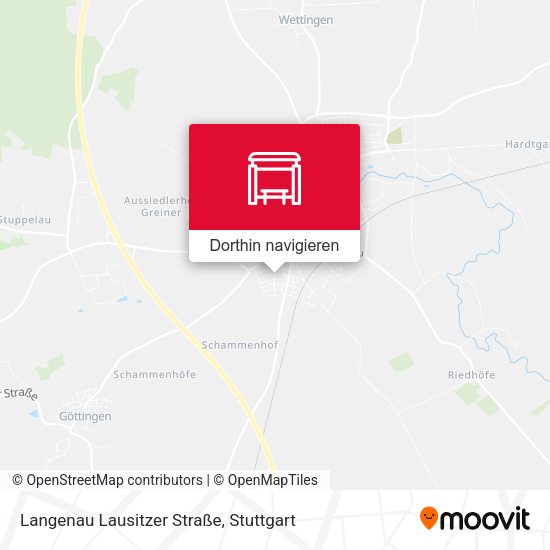 Langenau Lausitzer Straße Karte
