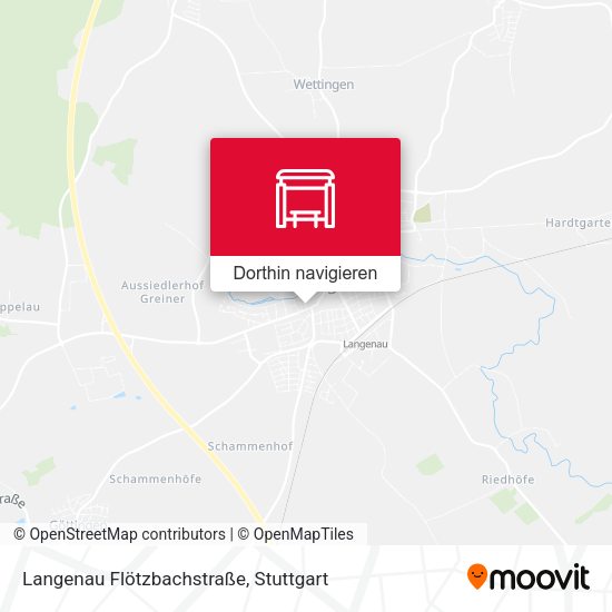 Langenau Flötzbachstraße Karte