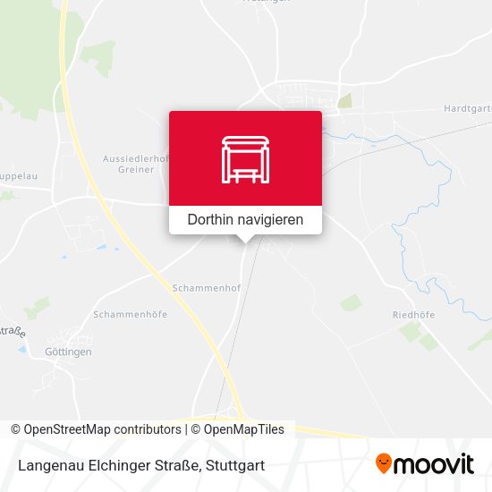 Langenau Elchinger Straße Karte