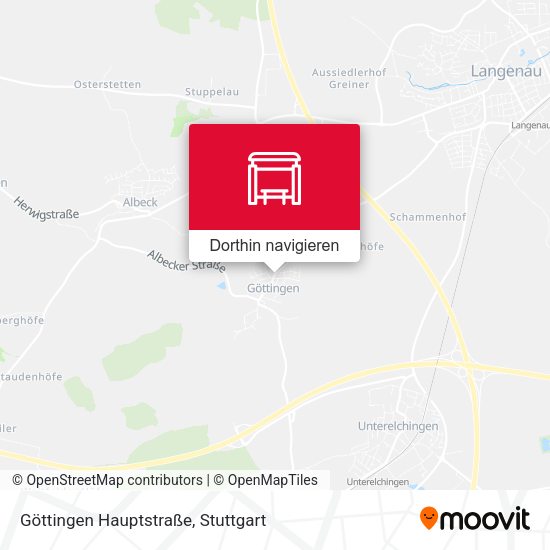 Göttingen Hauptstraße Karte
