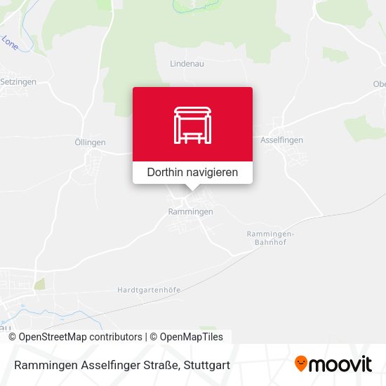 Rammingen Asselfinger Straße Karte