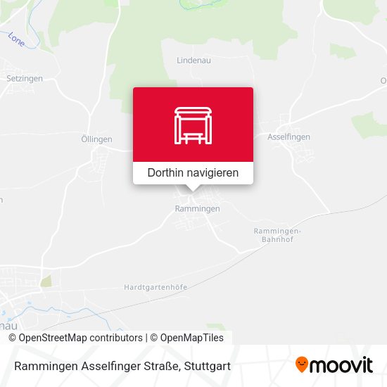 Rammingen Asselfinger Straße Karte