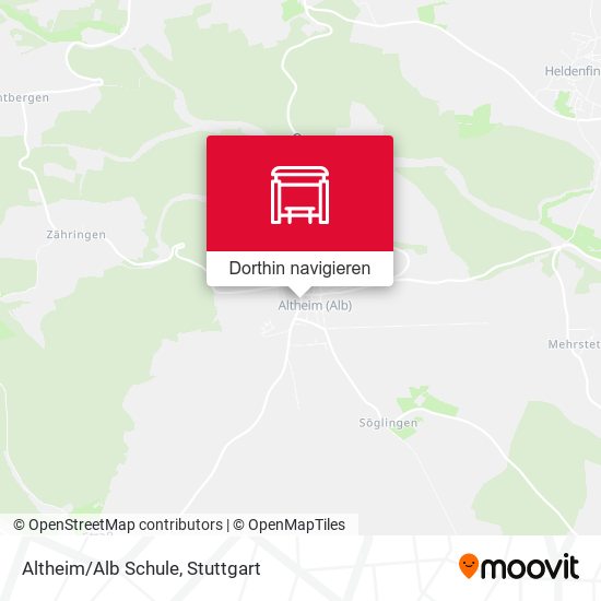 Altheim/Alb Schule Karte