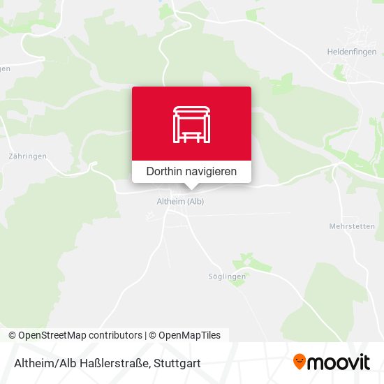 Altheim/Alb Haßlerstraße Karte