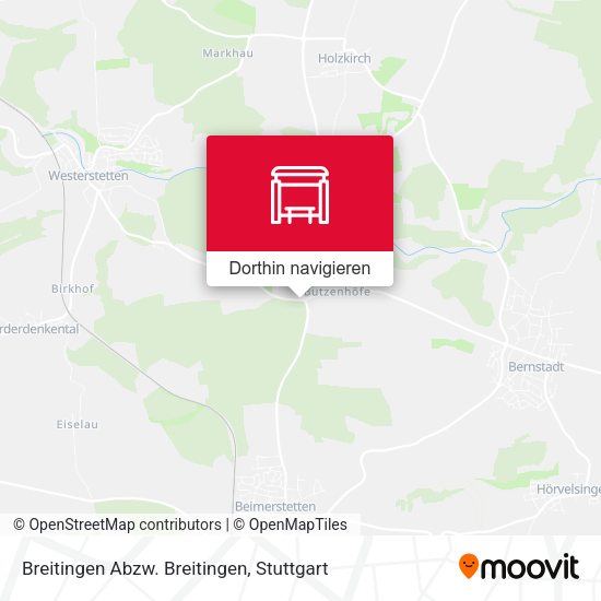Breitingen Abzw. Breitingen Karte