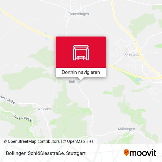 Bollingen Schlößlesstraße Karte