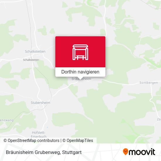 Bräunisheim Grubenweg Karte