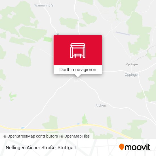 Nellingen Aicher Straße Karte