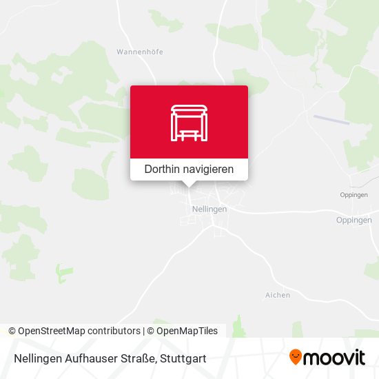 Nellingen Aufhauser Straße Karte