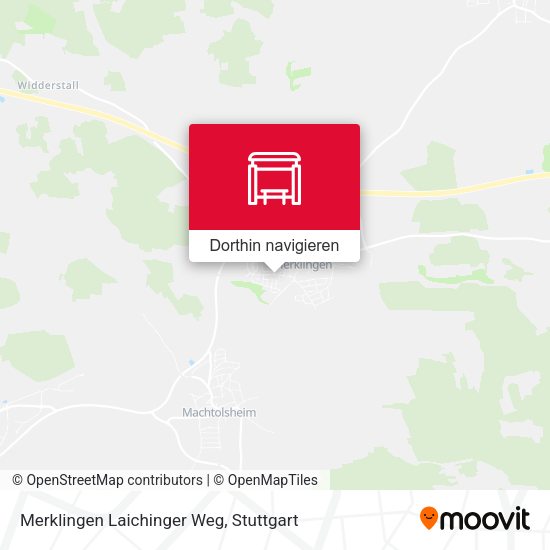 Merklingen Laichinger Weg Karte