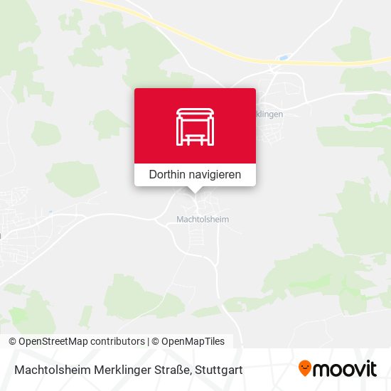 Machtolsheim Merklinger Straße Karte