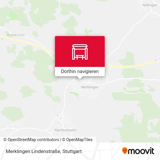 Merklingen Lindenstraße Karte