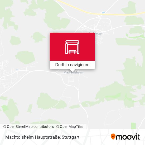 Machtolsheim Hauptstraße Karte