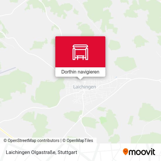 Laichingen Olgastraße Karte