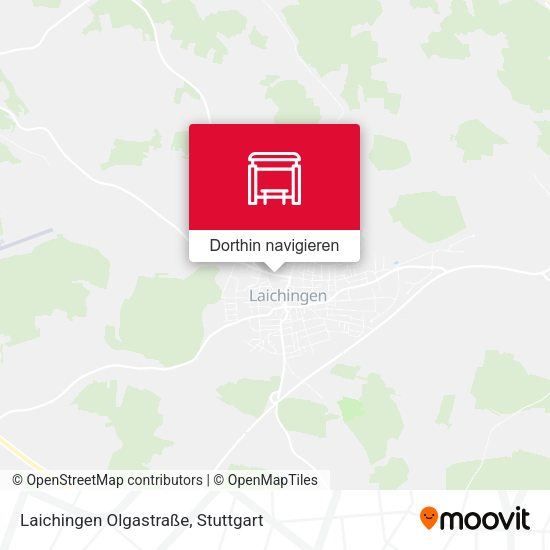 Laichingen Olgastraße Karte