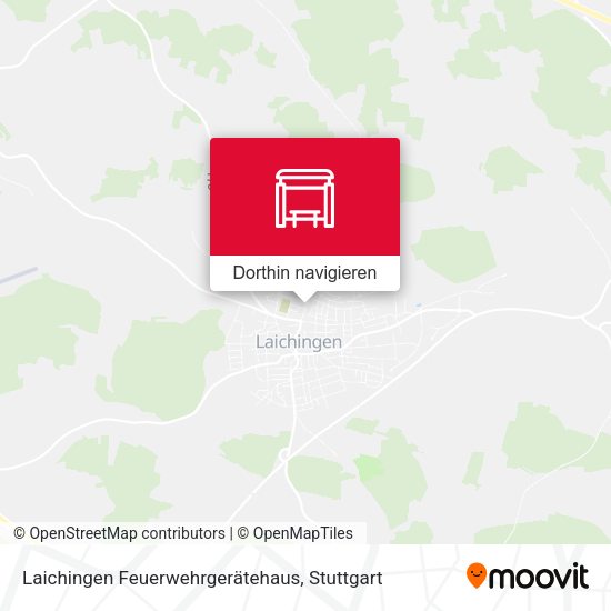 Laichingen Feuerwehrgerätehaus Karte