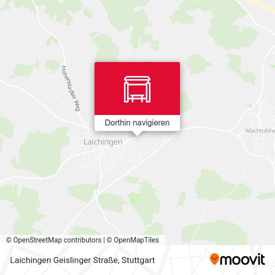 Laichingen Geislinger Straße Karte