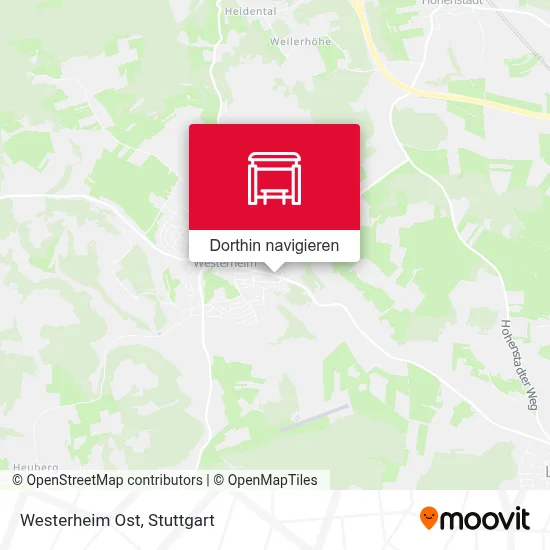 Westerheim Ost Karte