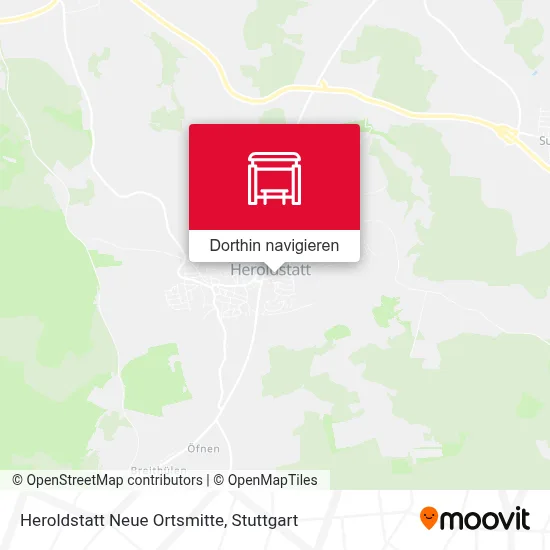 Heroldstatt Neue Ortsmitte Karte