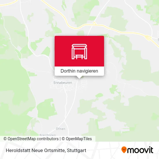 Heroldstatt Neue Ortsmitte Karte