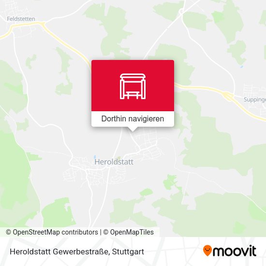 Heroldstatt Gewerbestraße Karte