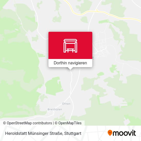 Heroldstatt Münsinger Straße Karte