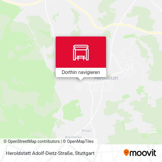 Heroldstatt Adolf-Dietz-Straße Karte