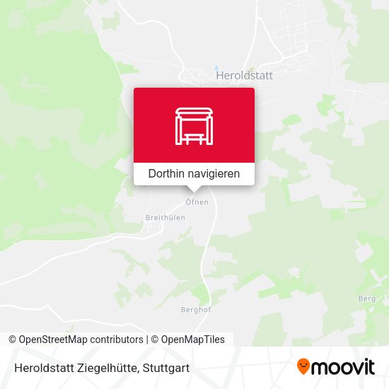 Heroldstatt Ziegelhütte Karte