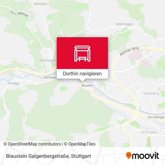 Blaustein Galgenbergstraße Karte