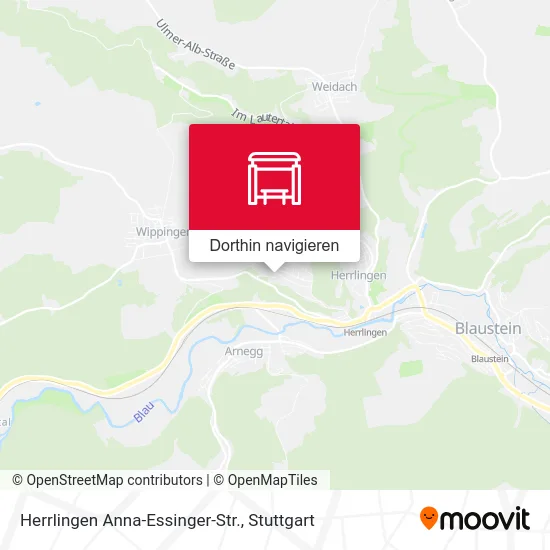 Herrlingen Anna-Essinger-Str. Karte