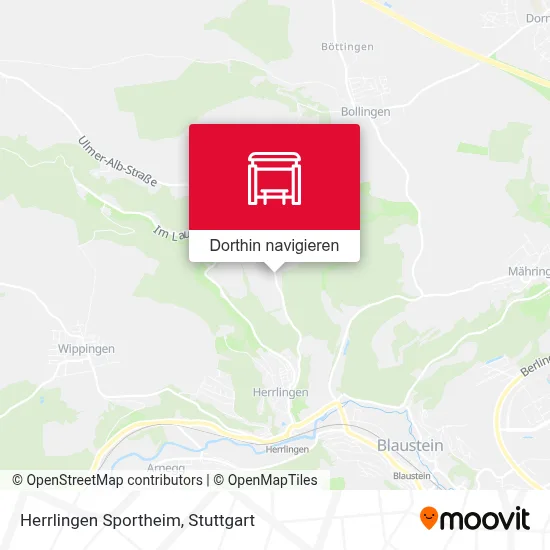 Herrlingen Sportheim Karte