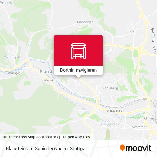 Blaustein am Schinderwasen Karte