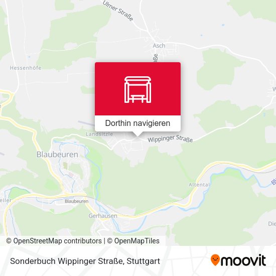 Sonderbuch Wippinger Straße Karte