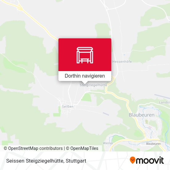 Seissen Steigziegelhütte Karte