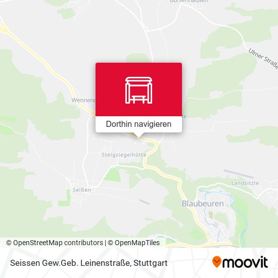 Seissen Gew.Geb. Leinenstraße Karte