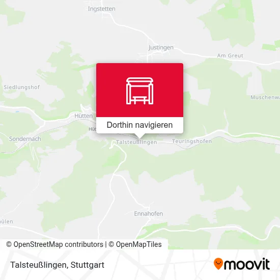 Talsteußlingen Karte